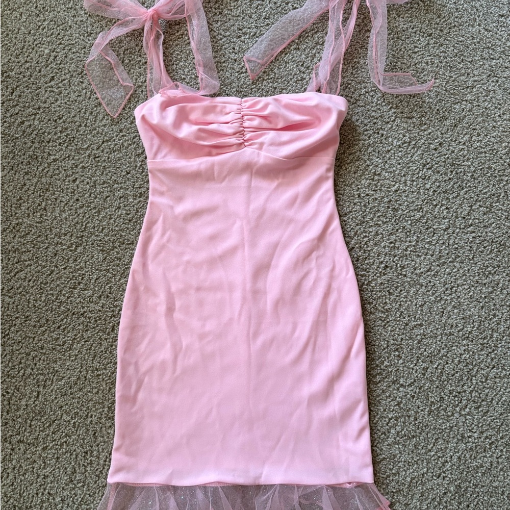 Lucy in the Sky Pink Homecoming Dress
